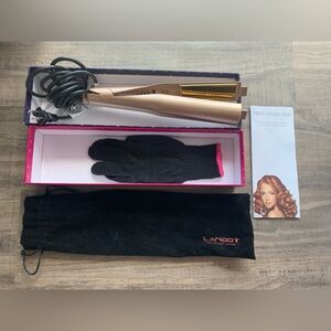 Landot 2 in 1 Curling/Straightening Iron
